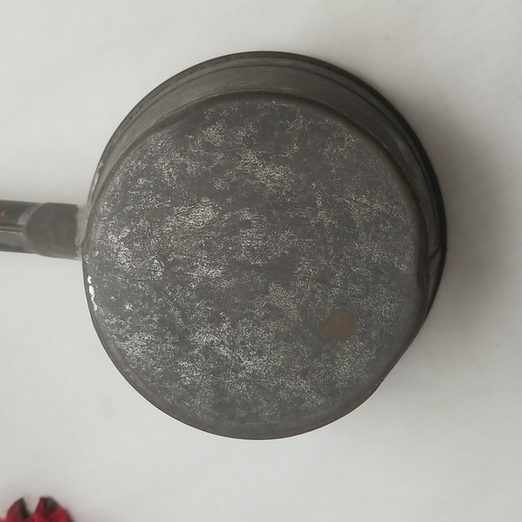 Primative Tin Water Dipper Scoop Ladle - Picture 9 of 16